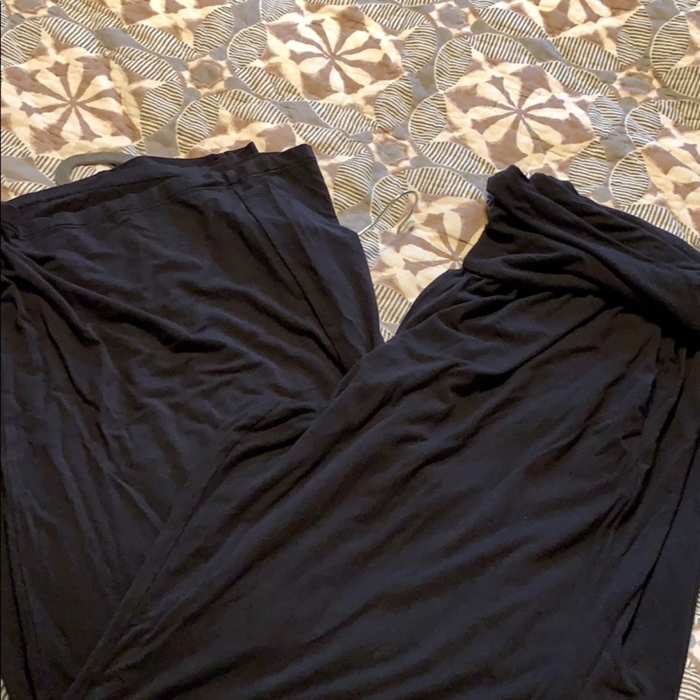 Athleta wide leg studio pants